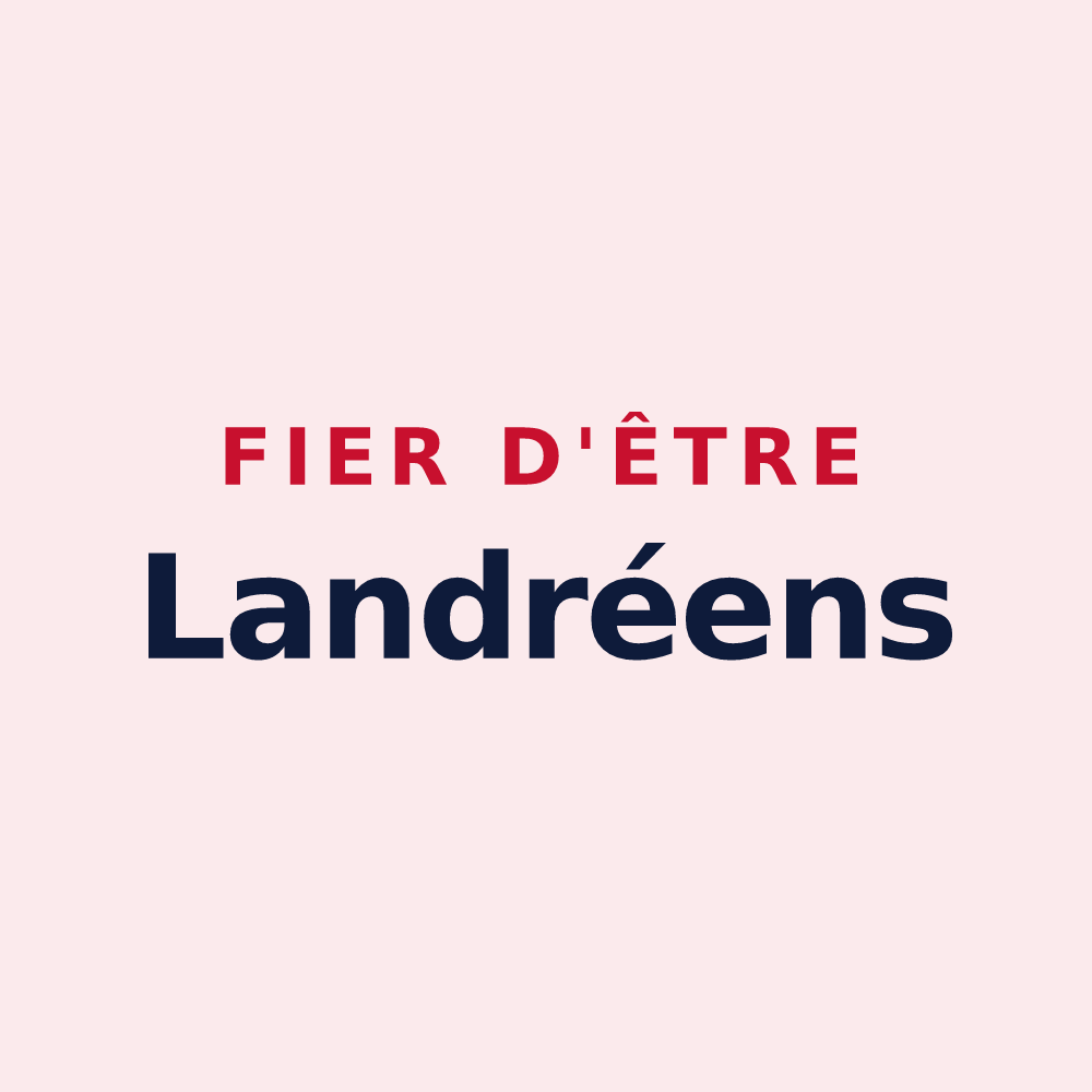 Magnet « Fier d'être Landréens » — design pour Le Landreau