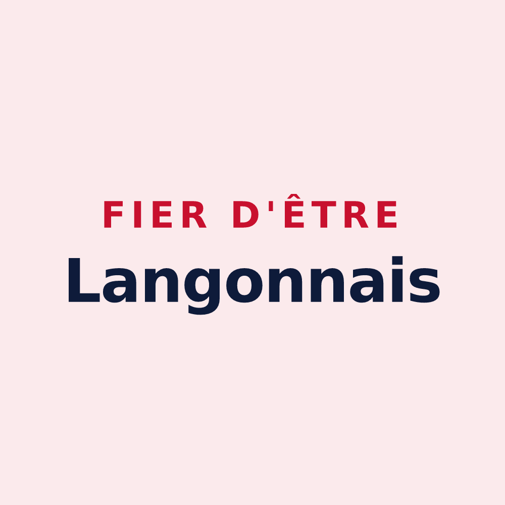 Magnet « Fier d'être Langonnais » — design pour Le Langon