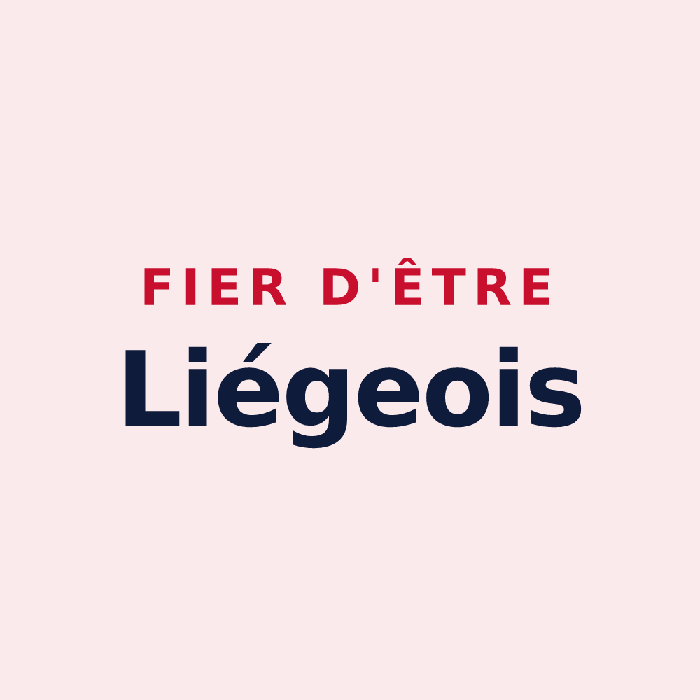 Magnet « Fier d'être Liégeois » — design pour Le Liège