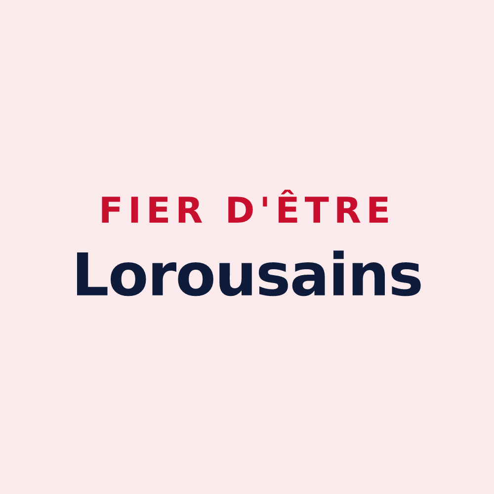 Magnet « Fier d'être Lorousains » — design pour Le Loroux-Bottereau