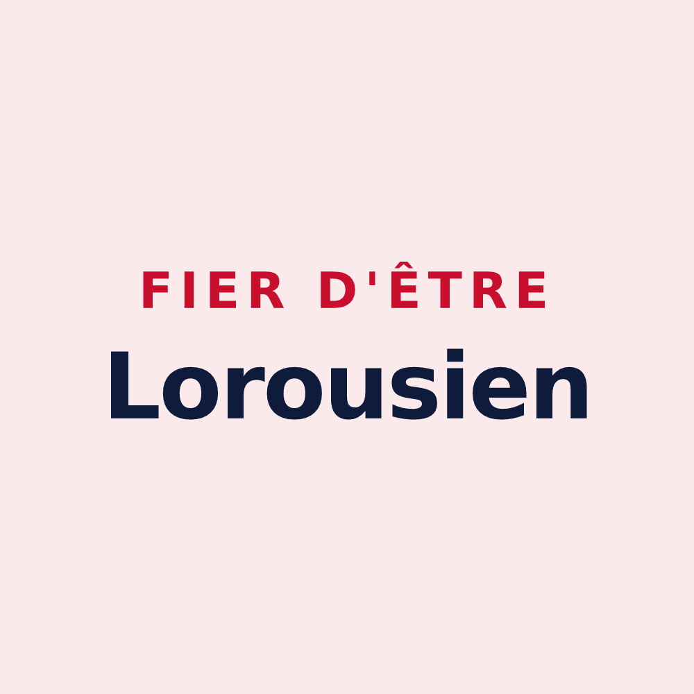 Magnet « Fier d'être Lorousien » — design pour Le Loroux