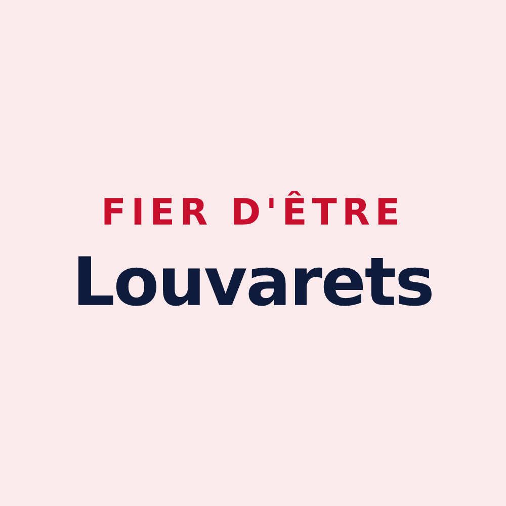 Magnet « Fier d'être Louvarets » — design pour Le Louverot