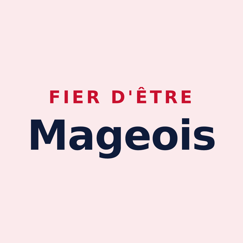 Magnet « Fier d'être Mageois » — design pour Le Mage
