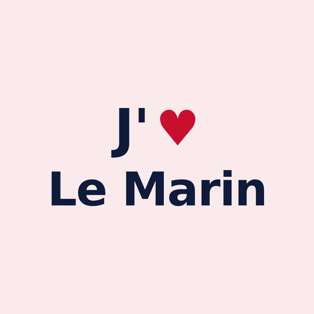 Magnet personnalisé Le Marin — design J'aime Le Marin