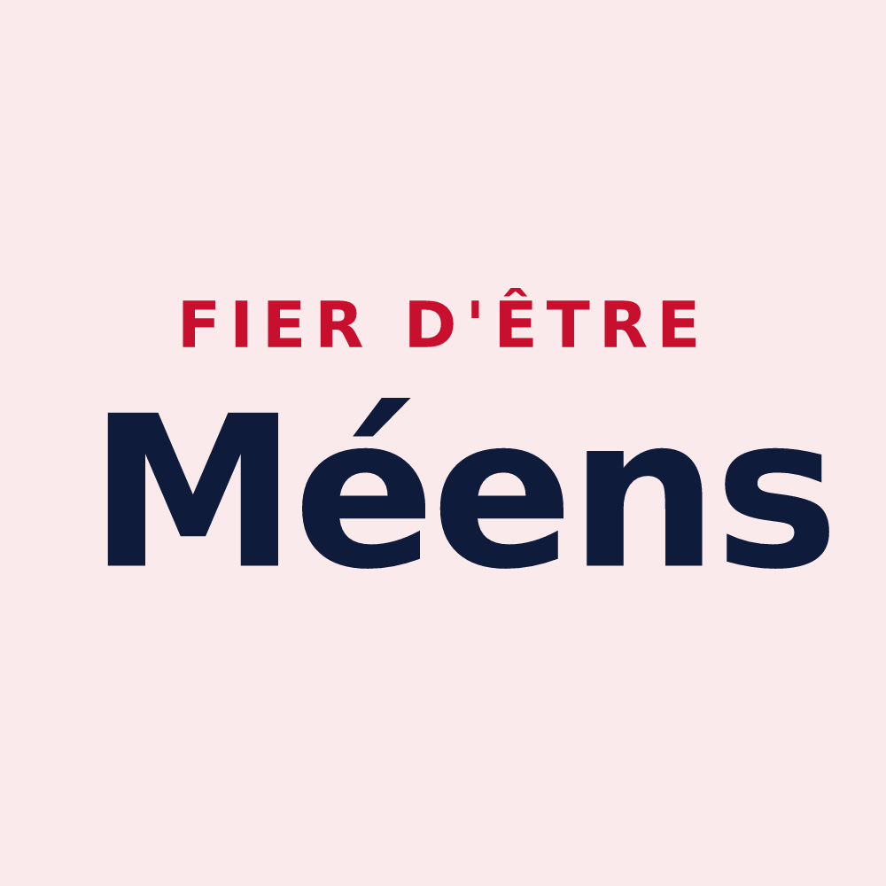 Magnet « Fier d'être Méens » — design pour Le Mée-sur-Seine