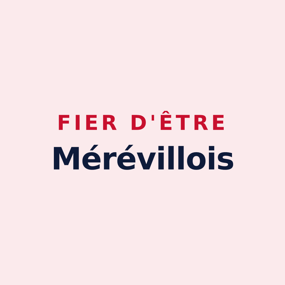 Magnet « Fier d'être Mérévillois » — design pour Le Mérévillois