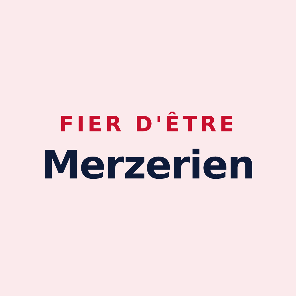 Magnet « Fier d'être Merzerien » — design pour Le Merzer