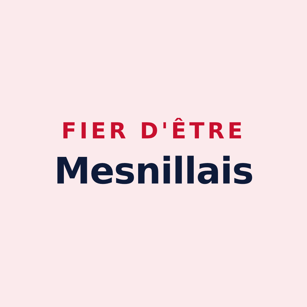 Magnet « Fier d'être Mesnillais » — design pour Le Mesnil-Aubert