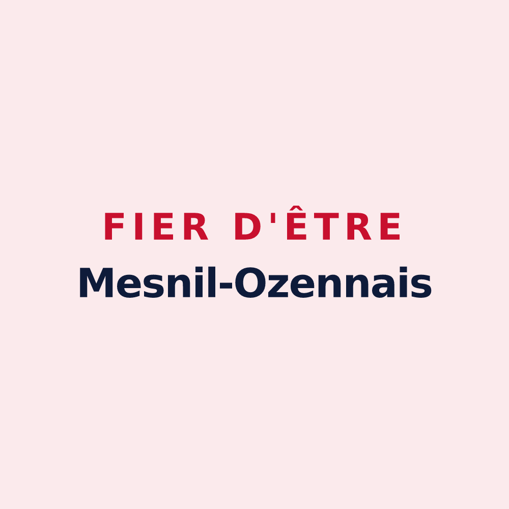 Magnet « Fier d'être Mesnil-Ozennais » — design pour Le Mesnil-Ozenne
