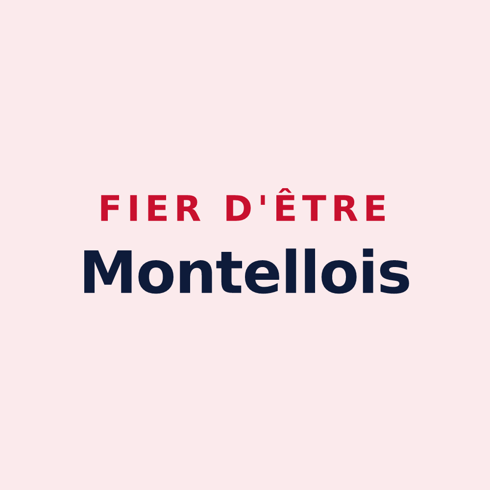 Magnet « Fier d'être Montellois » — design pour Le Monteil