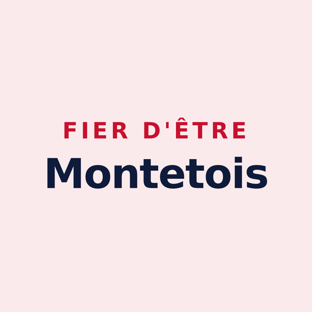 Magnet « Fier d'être Montetois » — design pour Le Montet