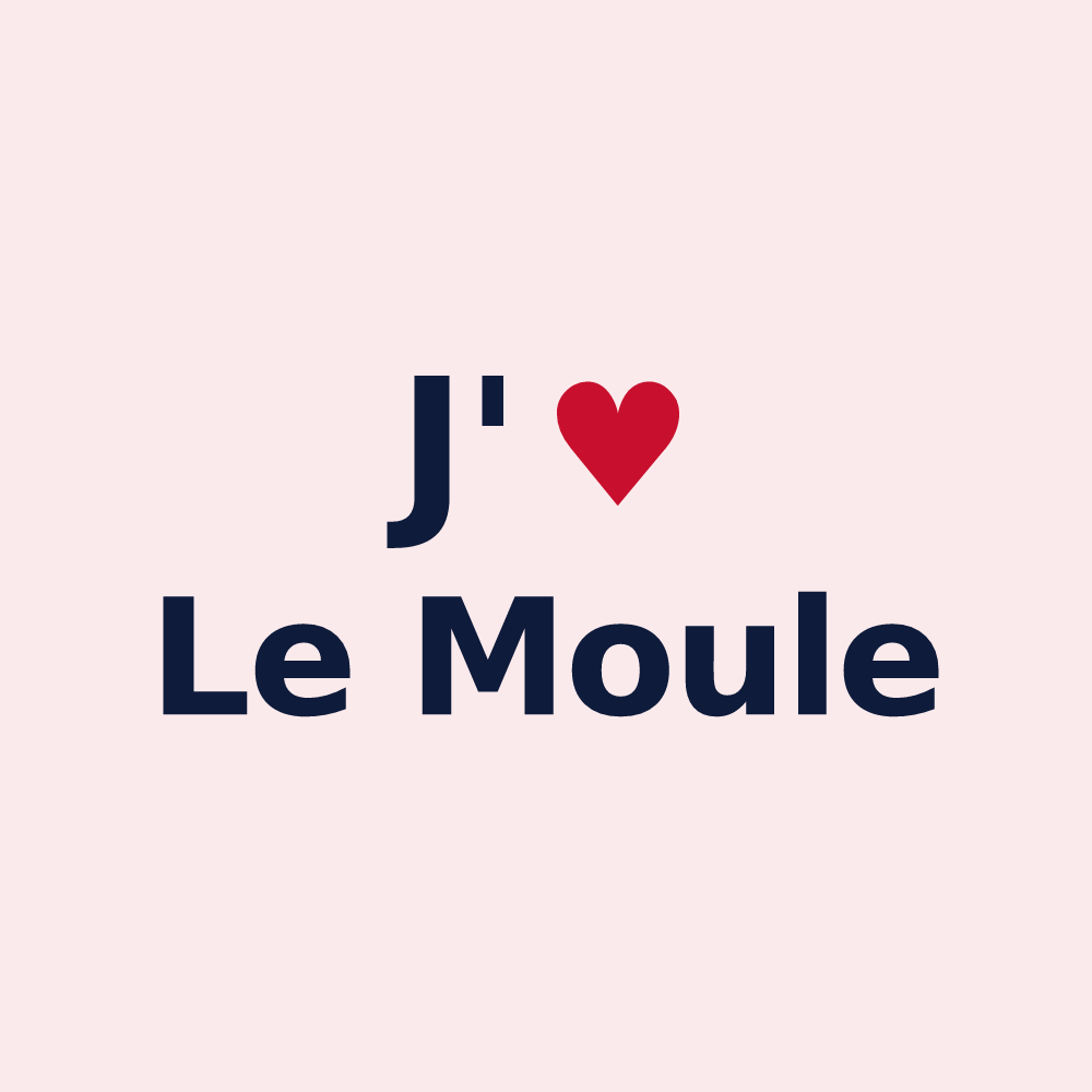Magnet personnalisé Le Moule — design J'aime Le Moule