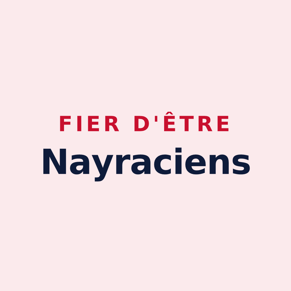 Magnet « Fier d'être Nayraciens » — design pour Le Nayrac