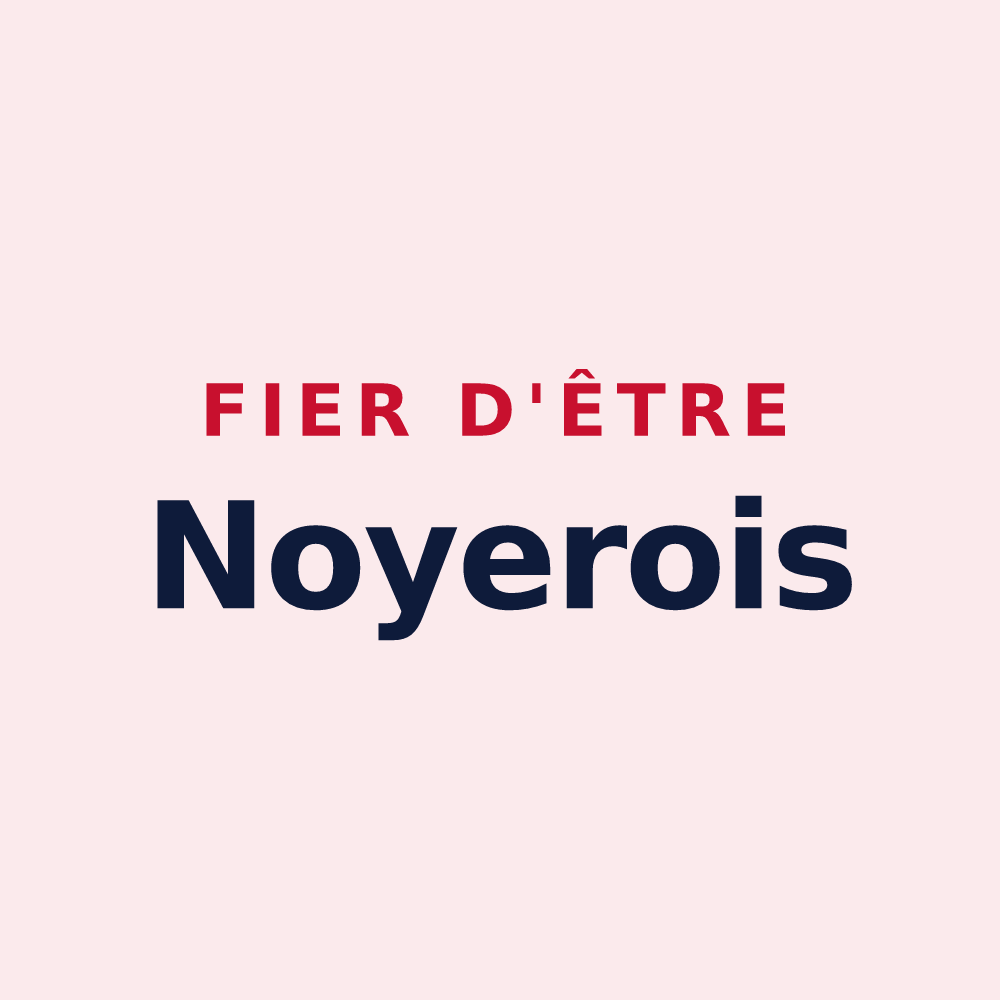 Magnet « Fier d'être Noyerois » — design pour Le Noyer-en-Ouche