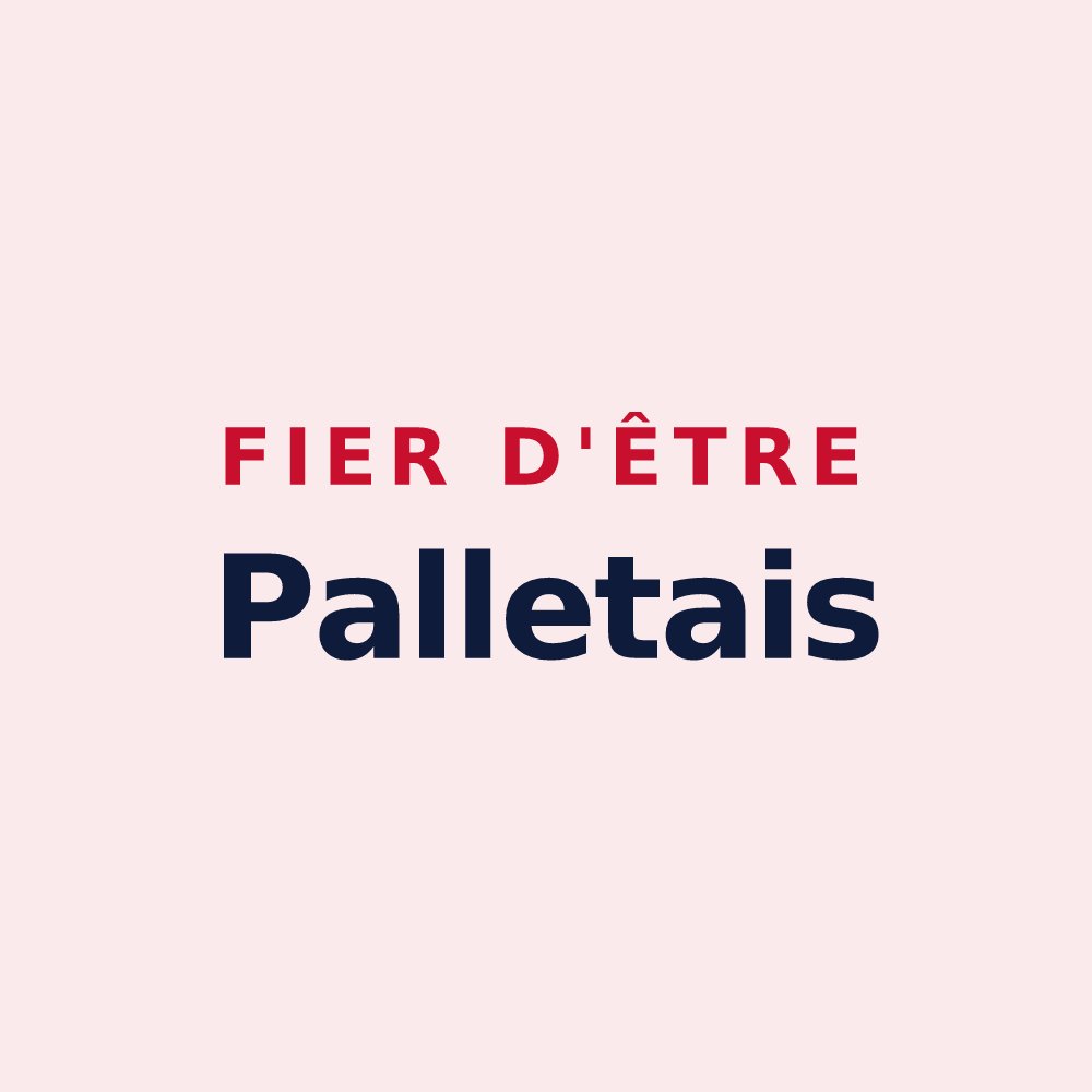 Magnet « Fier d'être Palletais » — design pour Le Pallet