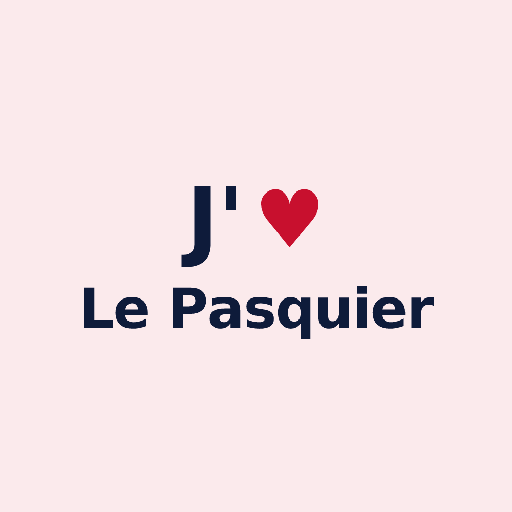 Magnet personnalisé Le Pasquier — design J'aime Le Pasquier