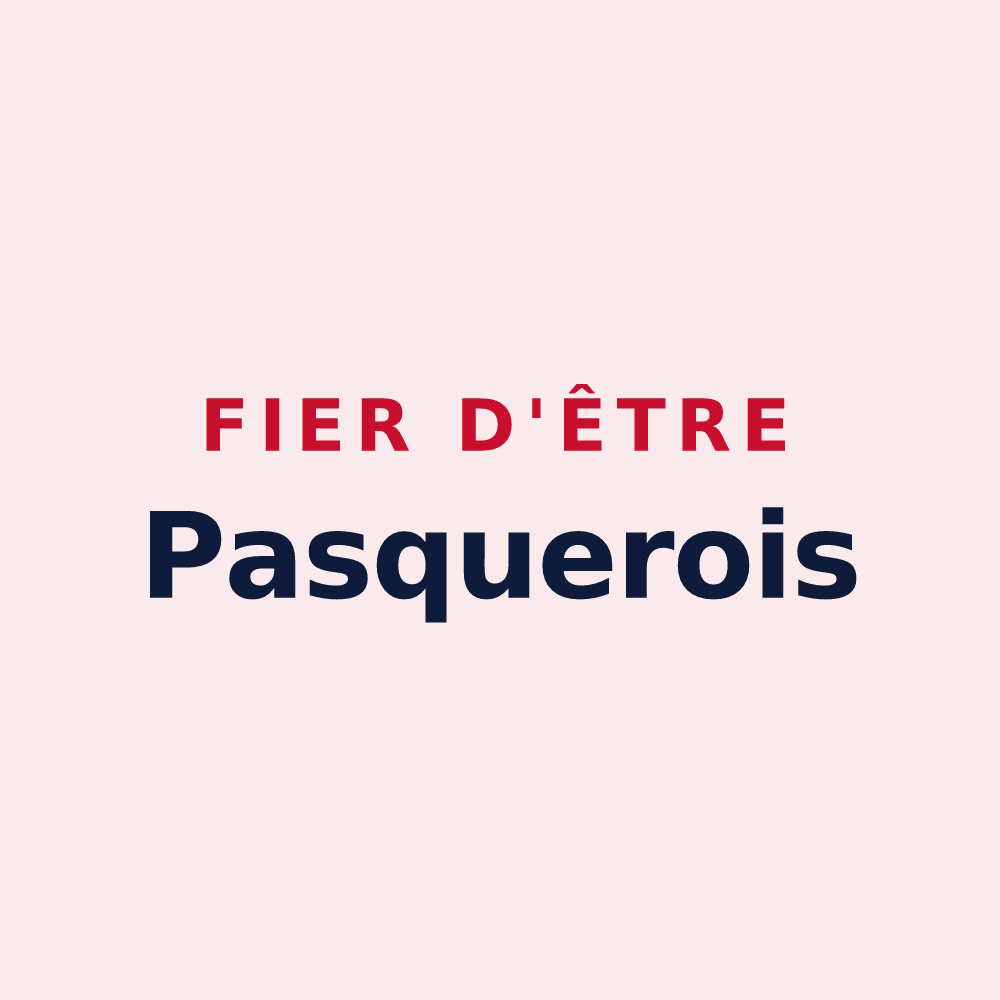 Magnet « Fier d'être Pasquerois » — design pour Le Pasquier