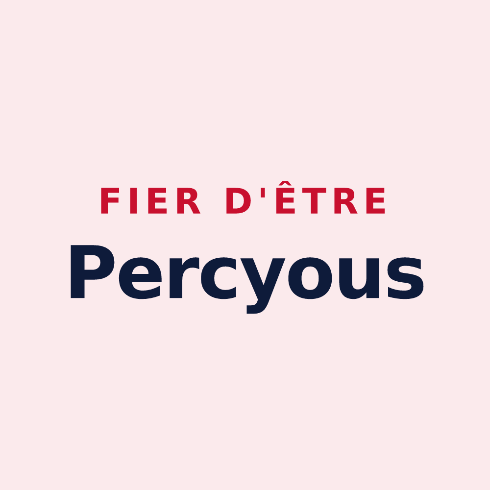 Magnet « Fier d'être Percyous » — design pour Le Percy