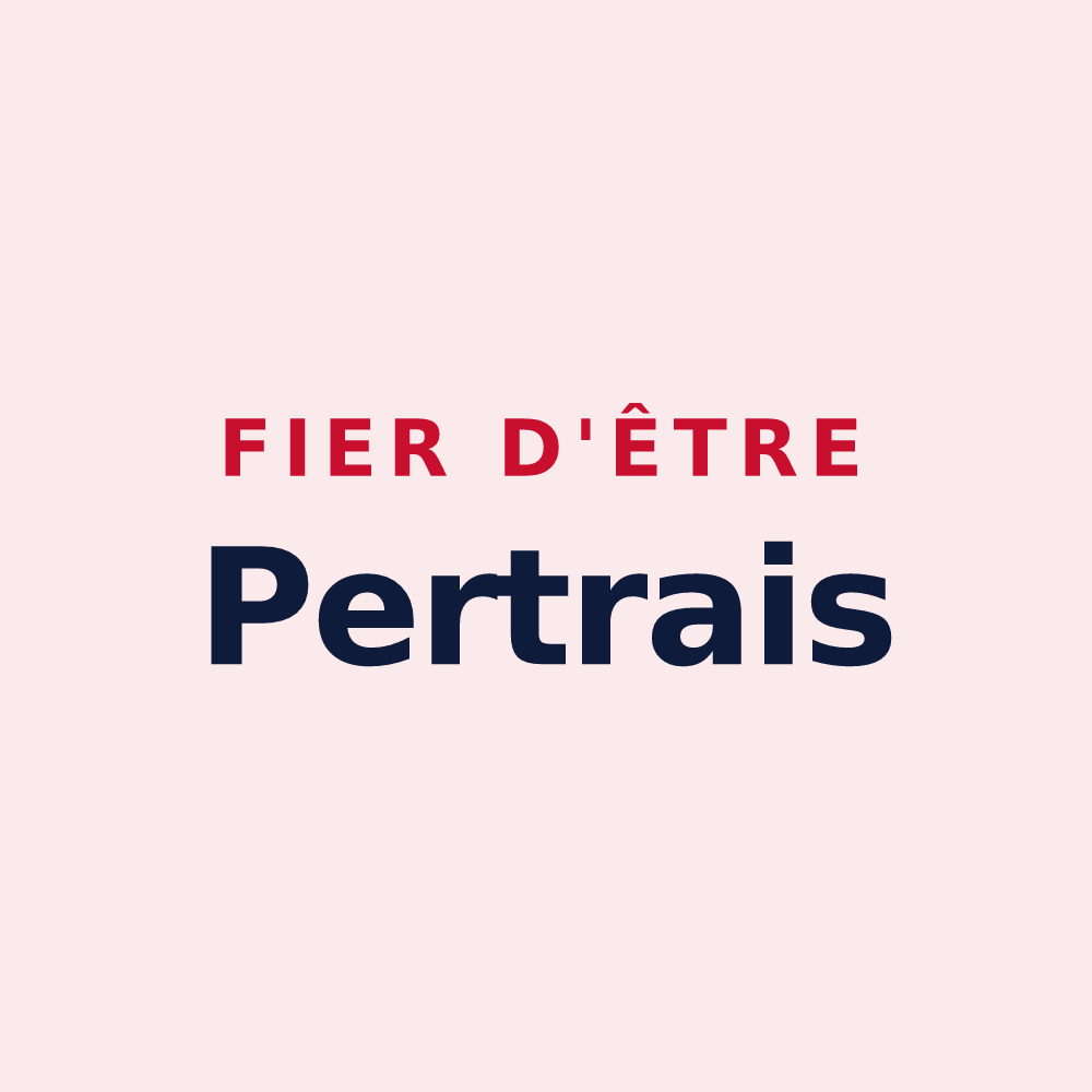 Magnet « Fier d'être Pertrais » — design pour Le Pertre