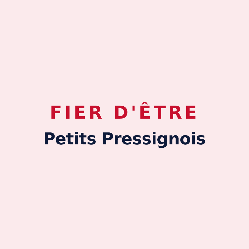 Magnet « Fier d'être Petits Pressignois » — design pour Le Petit-Pressigny