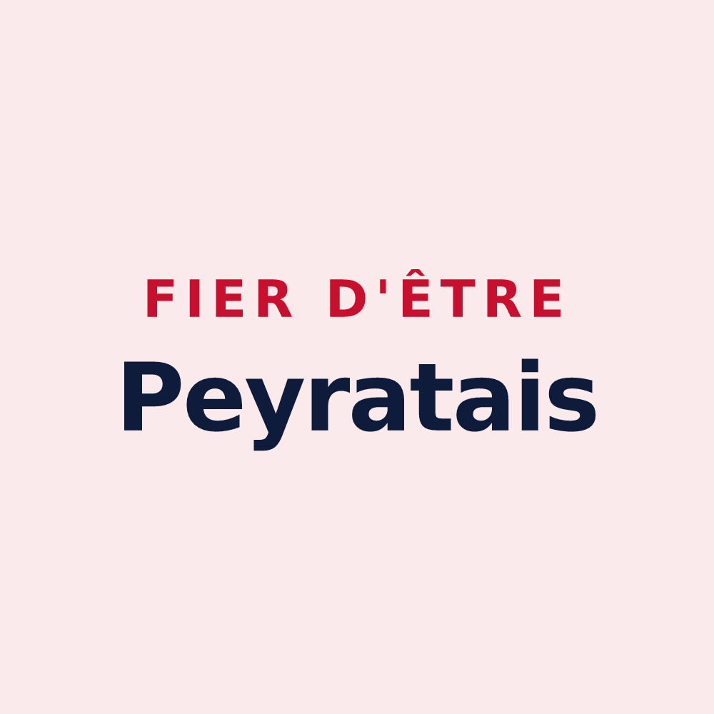 Magnet « Fier d'être Peyratais » — design pour Le Peyrat
