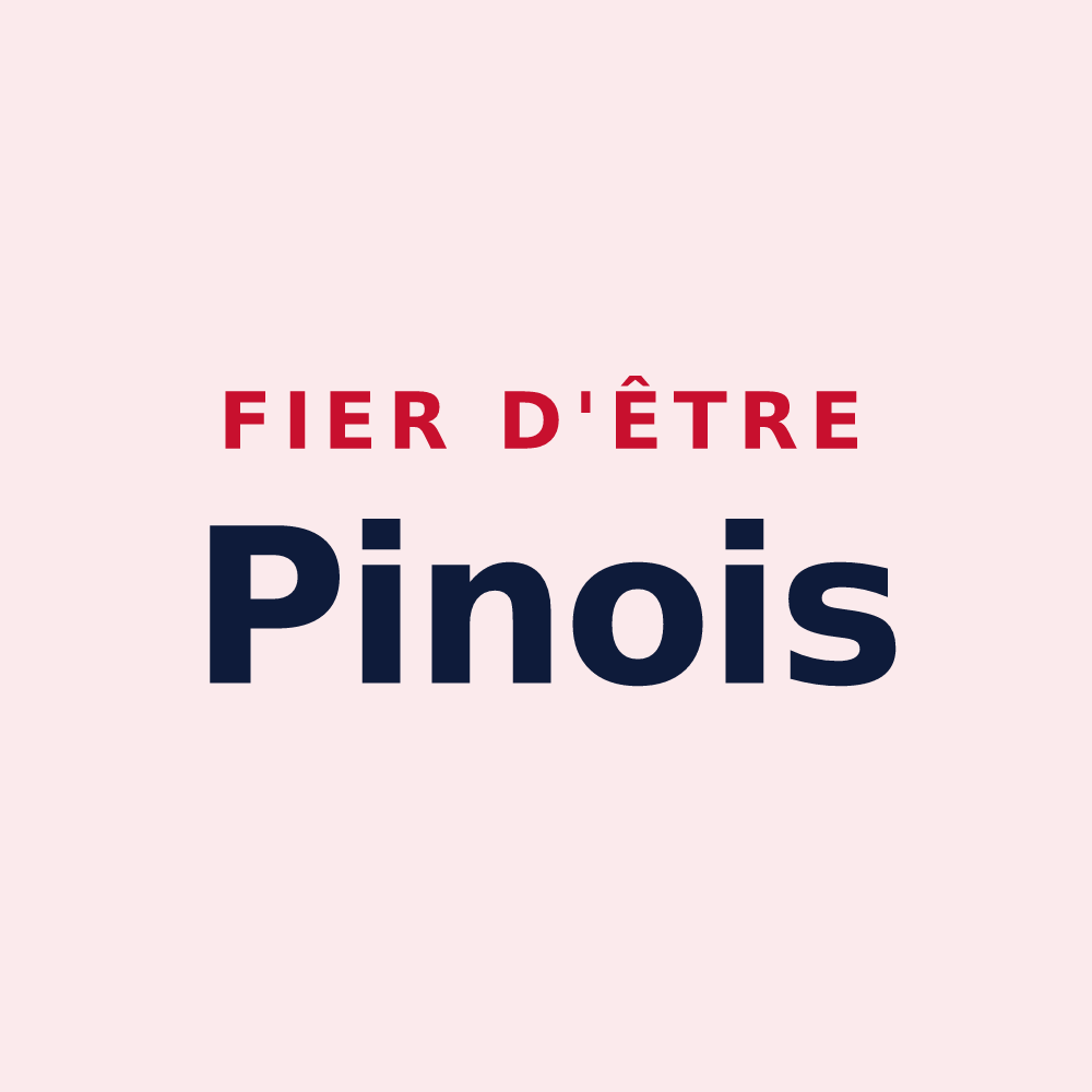 Magnet « Fier d'être Pinois » — design pour Le Pin-la-Garenne