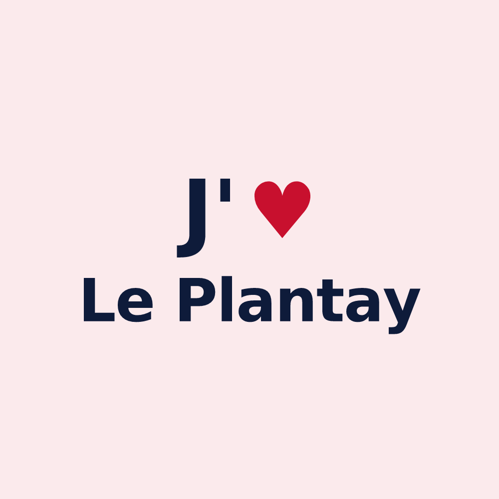 Magnet personnalisé Le Plantay — design J'aime Le Plantay