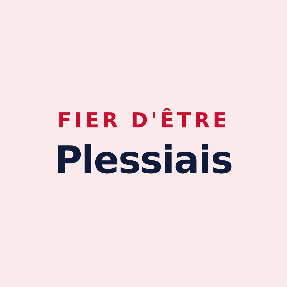 Magnet « Fier d'être Plessiais » — design pour Le Plessis-Grammoire