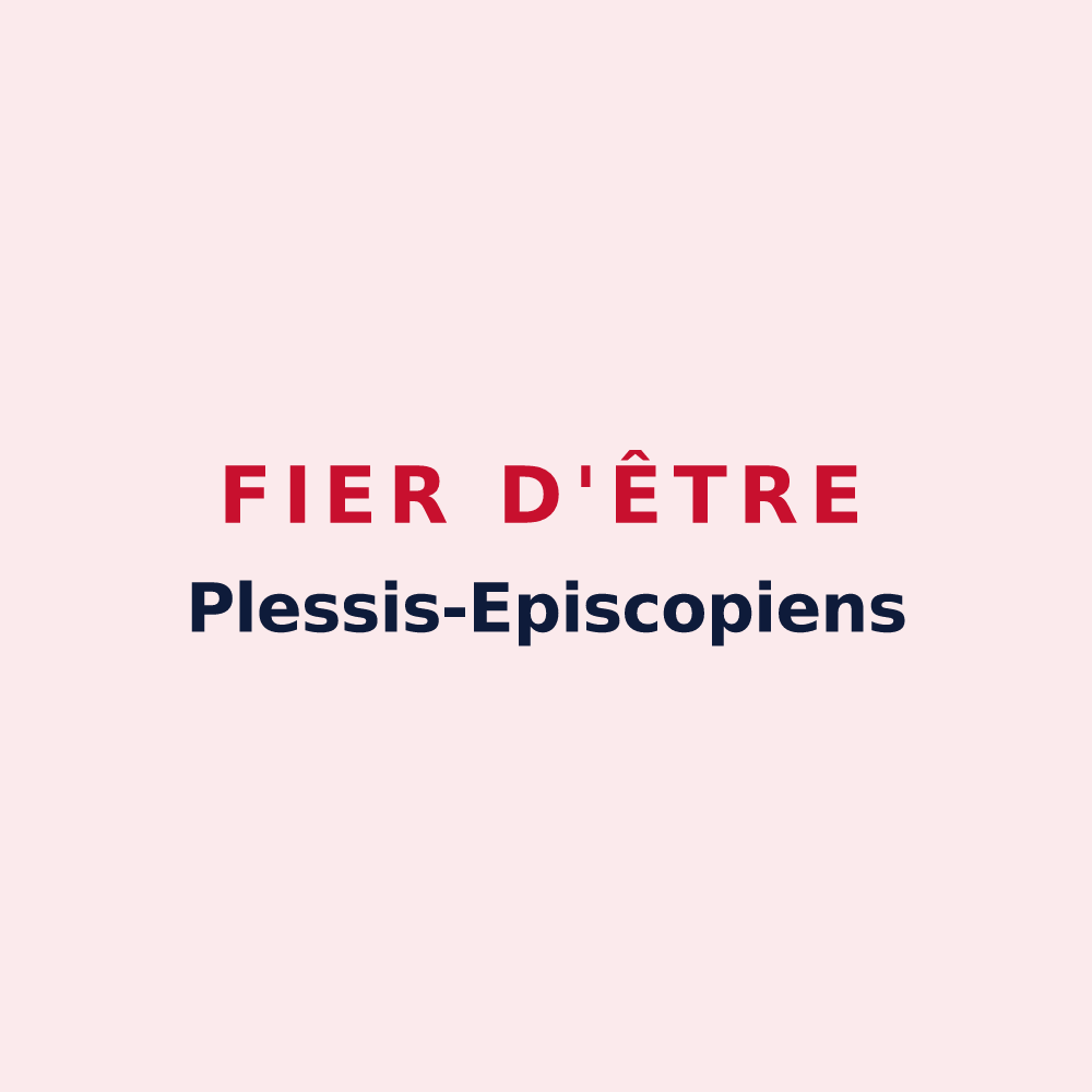 Magnet « Fier d'être Plessis-Episcopiens » — design pour Le Plessis-l'Évêque