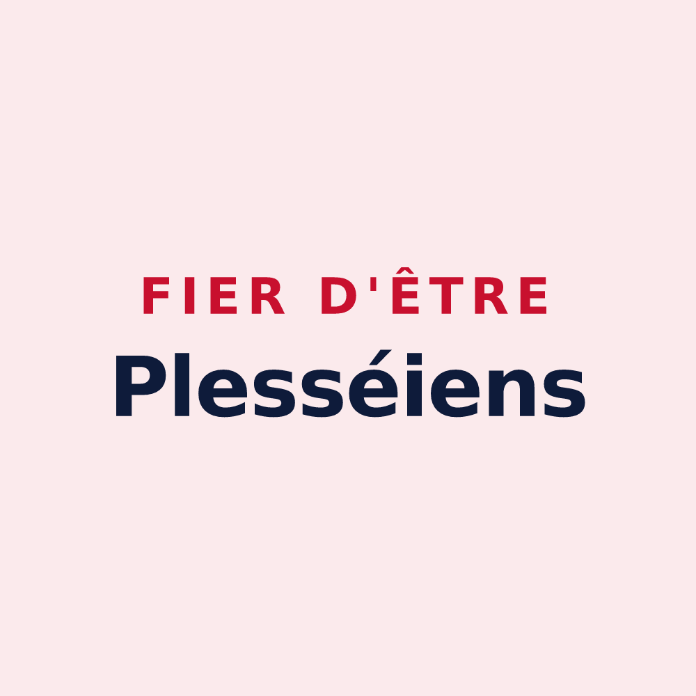 Magnet « Fier d'être Plesséiens » — design pour Le Plessis-Pâté