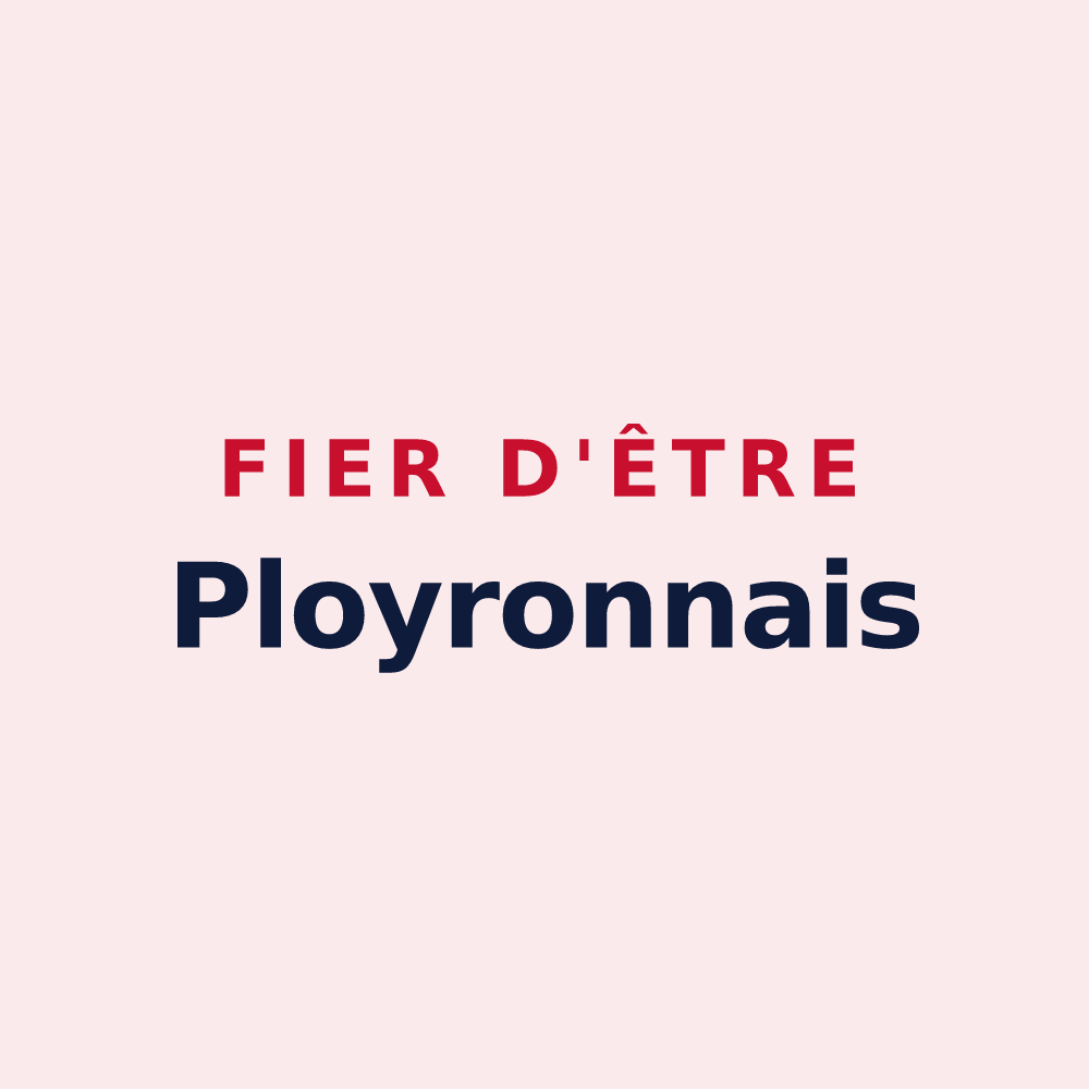 Magnet « Fier d'être Ployronnais » — design pour Le Ployron