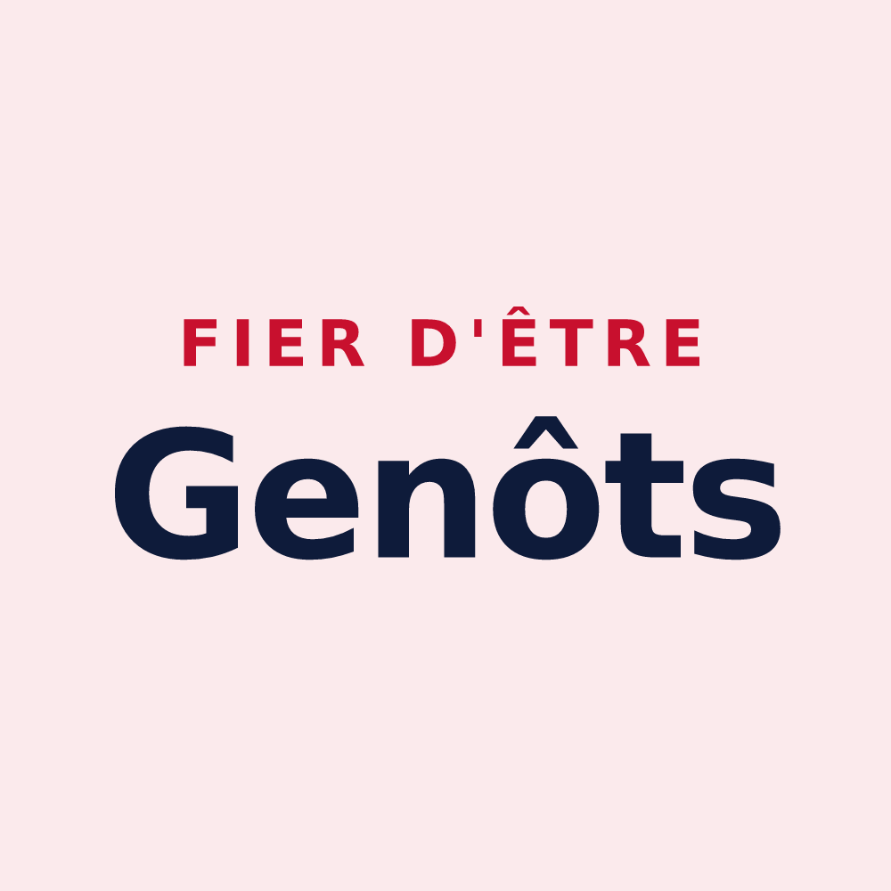 Magnet « Fier d'être Genôts » — design pour Le Poiré-sur-Vie