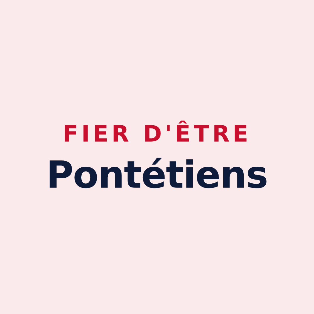 Magnet « Fier d'être Pontétiens » — design pour Le Pontet