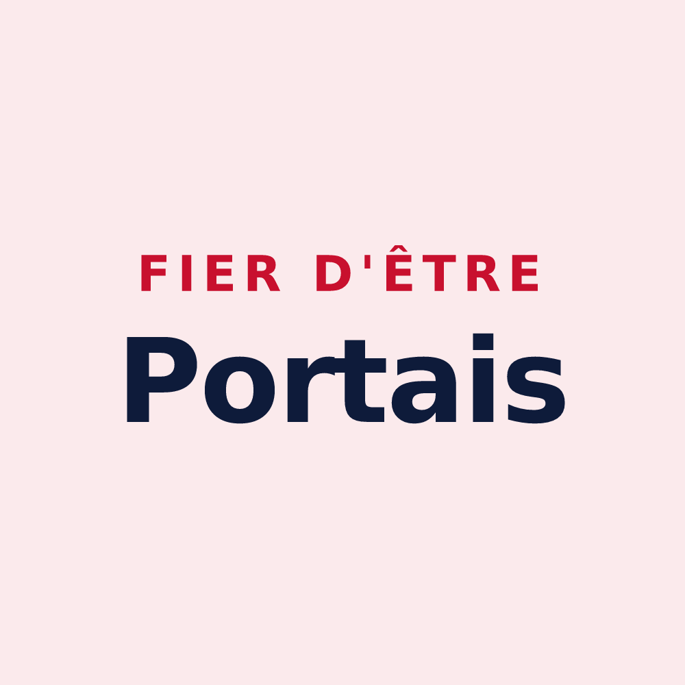 Magnet « Fier d'être Portais » — design pour Le Port
