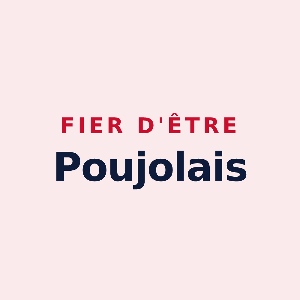 Magnet « Fier d'être Poujolais » — design pour Le Poujol-sur-Orb