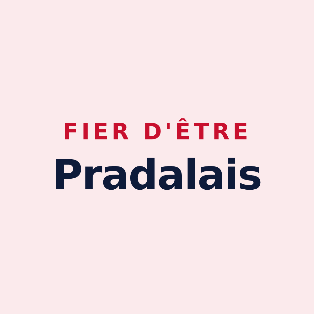 Magnet « Fier d'être Pradalais » — design pour Le Pradal