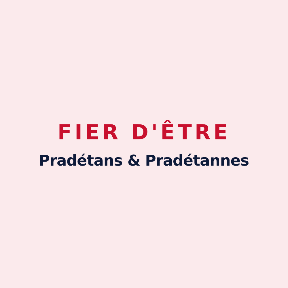 Magnet « Fier d'être Pradétans & Pradétannes » — design pour Le Pradet