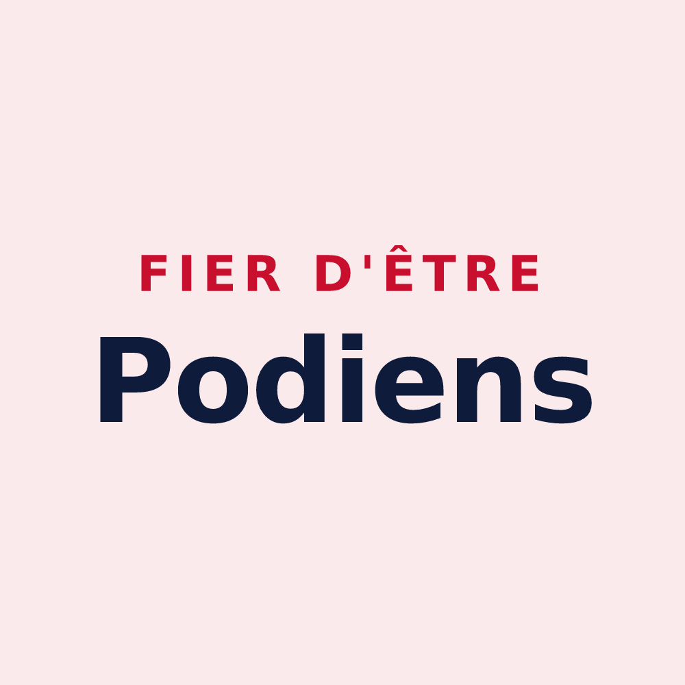 Magnet « Fier d'être Podiens » — design pour Le Puy