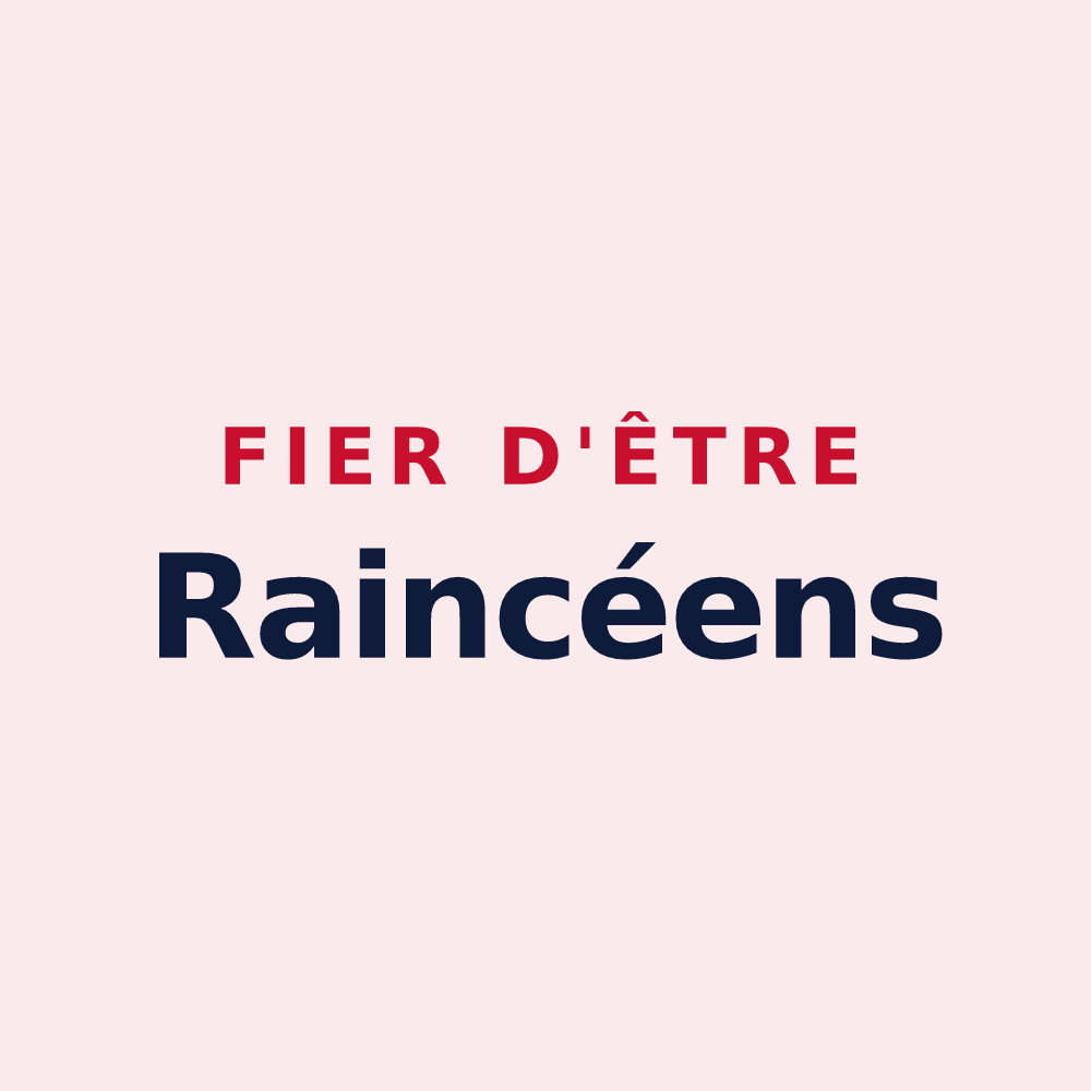 Magnet « Fier d'être Raincéens » — design pour Le Raincy