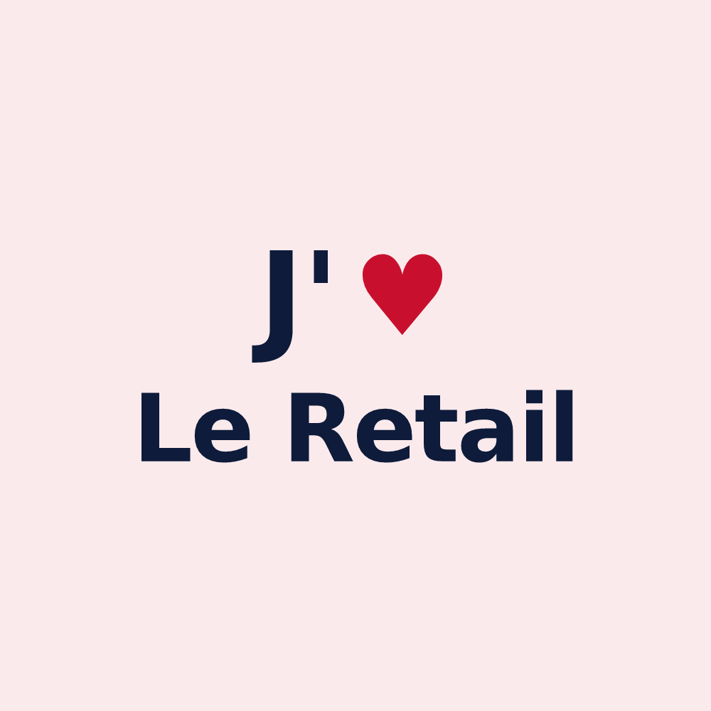 Magnet personnalisé Le Retail — design J'aime Le Retail