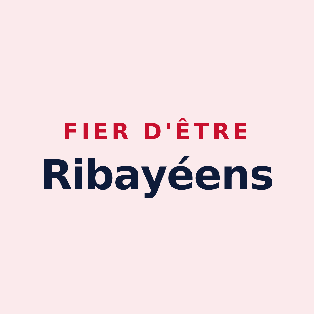 Magnet « Fier d'être Ribayéens » — design pour Le Ribay