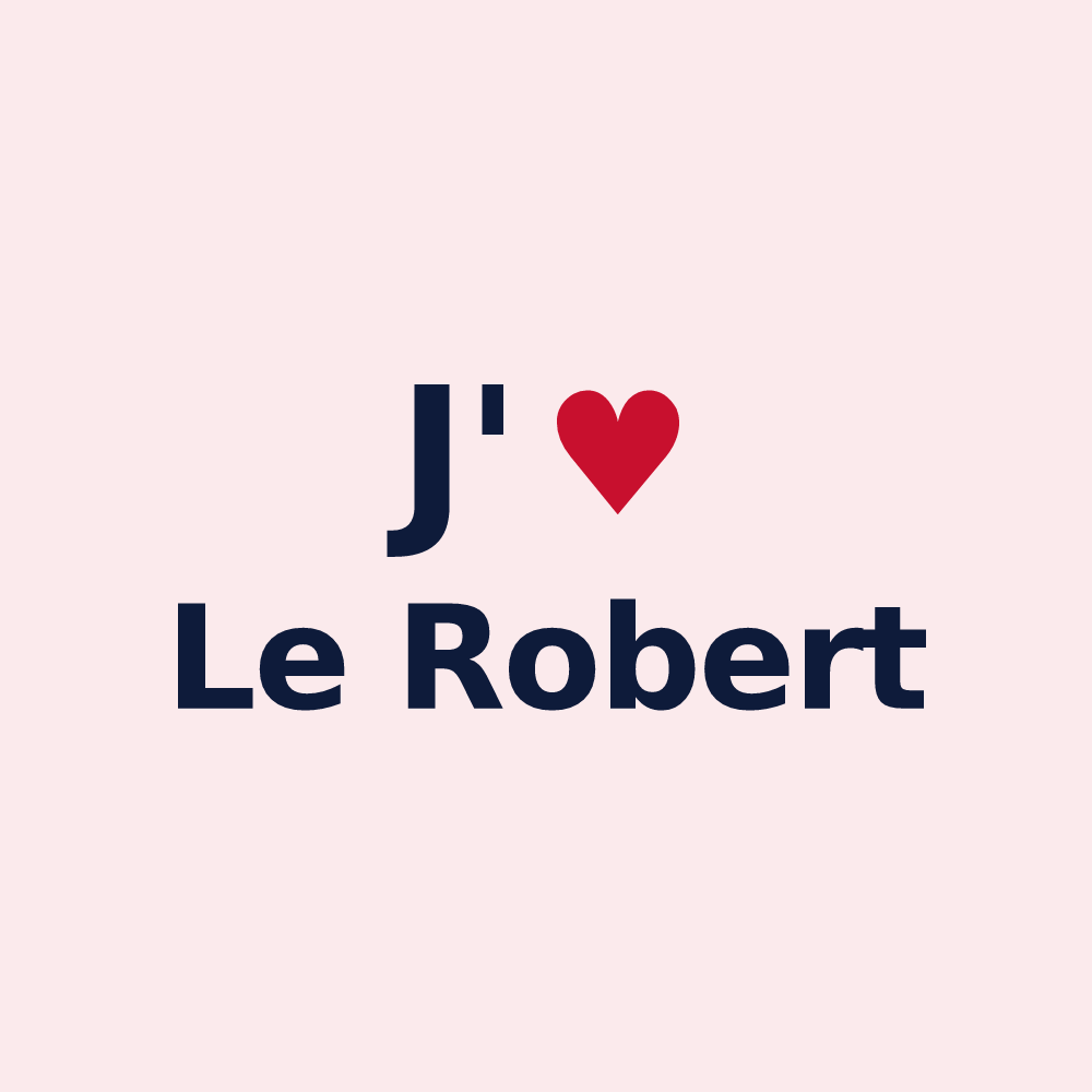 Magnet personnalisé Le Robert — design J'aime Le Robert