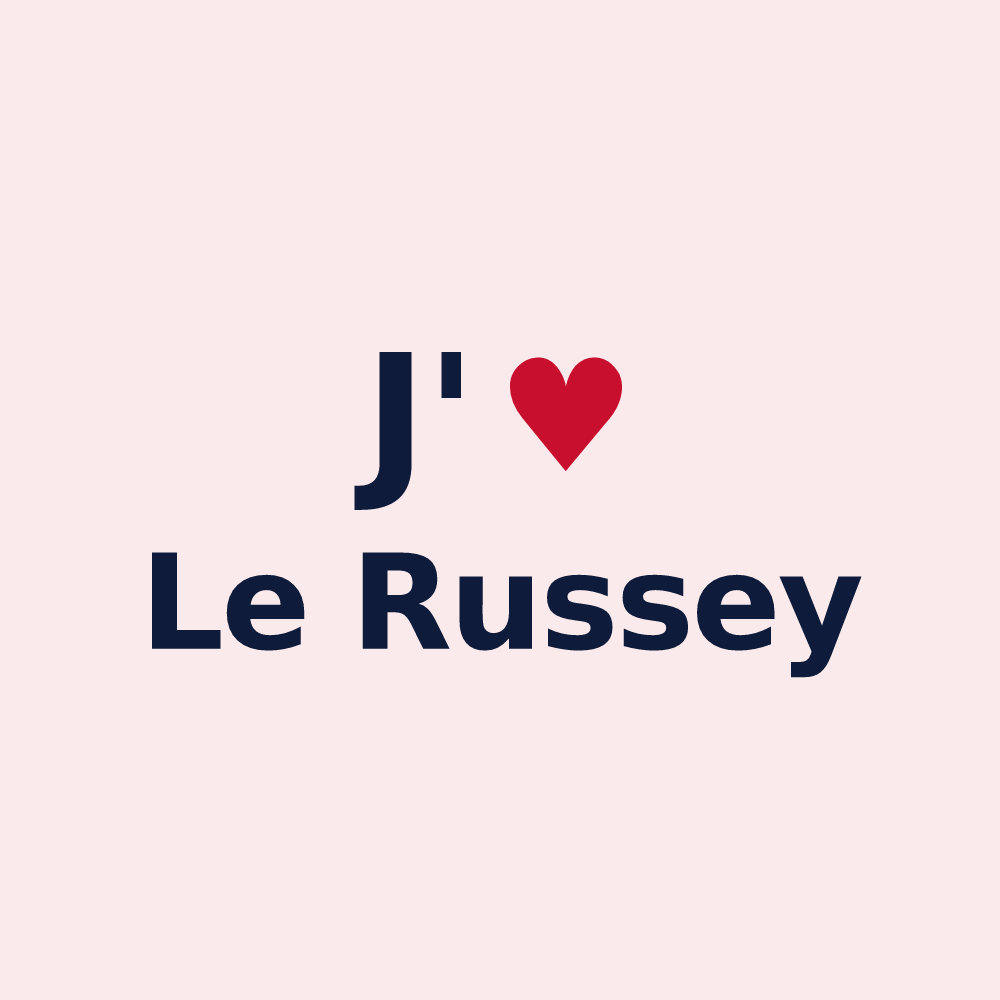 Magnet personnalisé Le Russey — design J'aime Le Russey