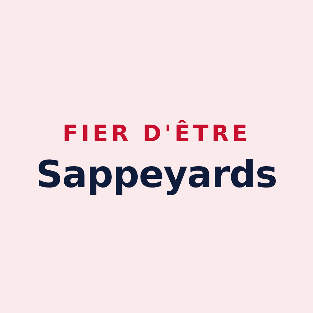 Magnet « Fier d'être Sappeyards » — design pour Le Sappey-en-Chartreuse