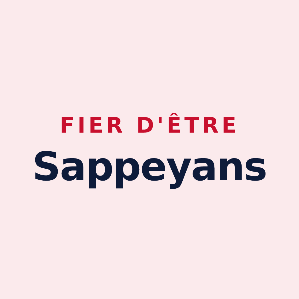 Magnet « Fier d'être Sappeyans » — design pour Le Sappey