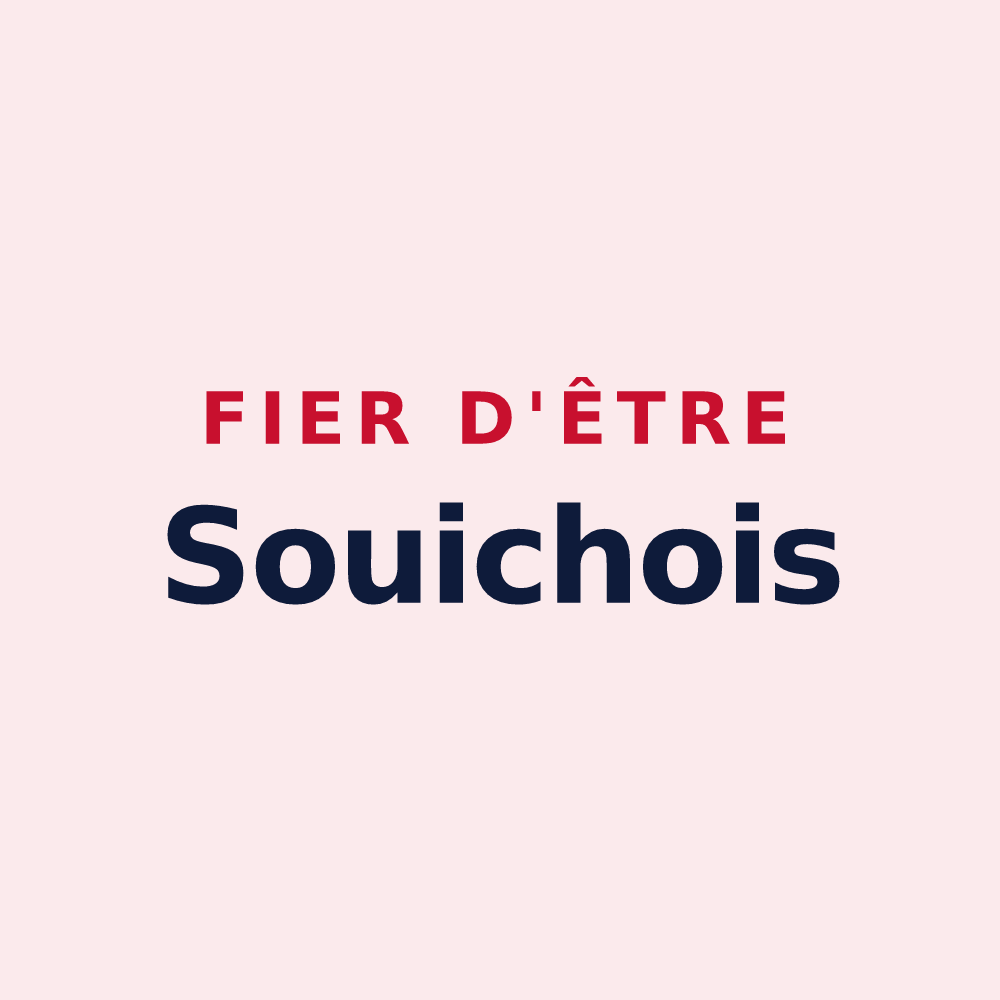 Magnet « Fier d'être Souichois » — design pour Le Souich