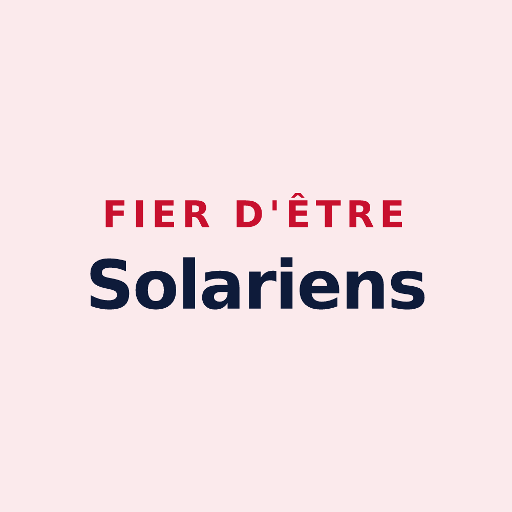 Magnet « Fier d'être Solariens » — design pour Le Soulié