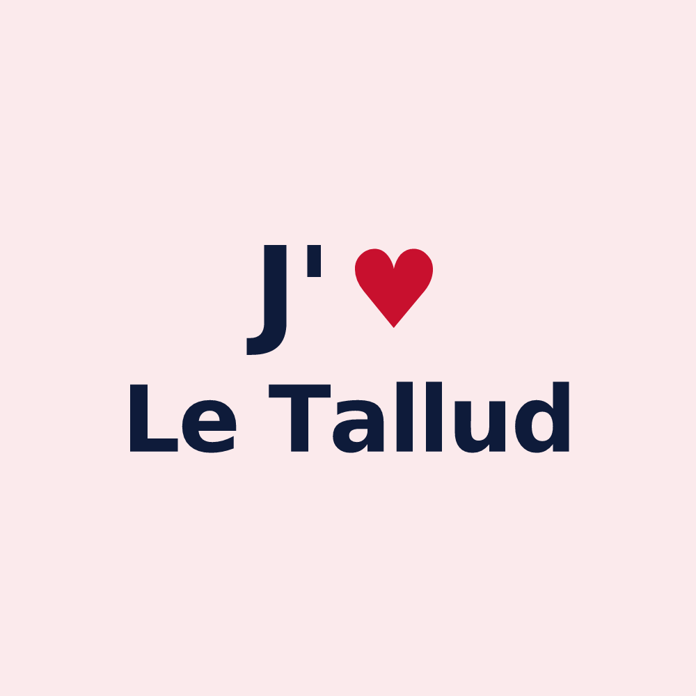 Magnet personnalisé Le Tallud — design J'aime Le Tallud
