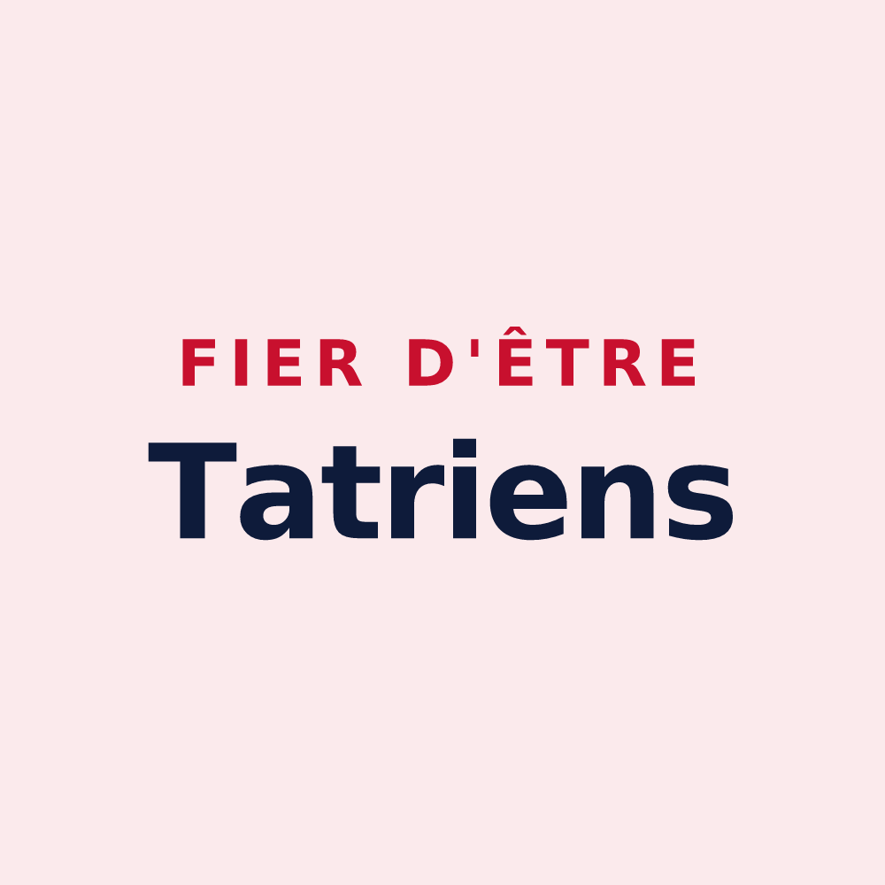 Magnet « Fier d'être Tatriens » — design pour Le Tâtre