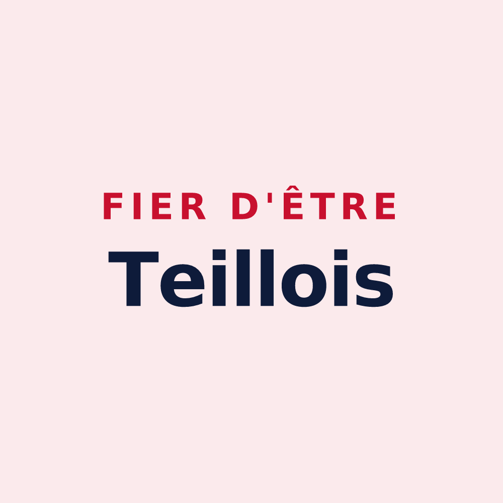 Magnet « Fier d'être Teillois » — design pour Le Teil